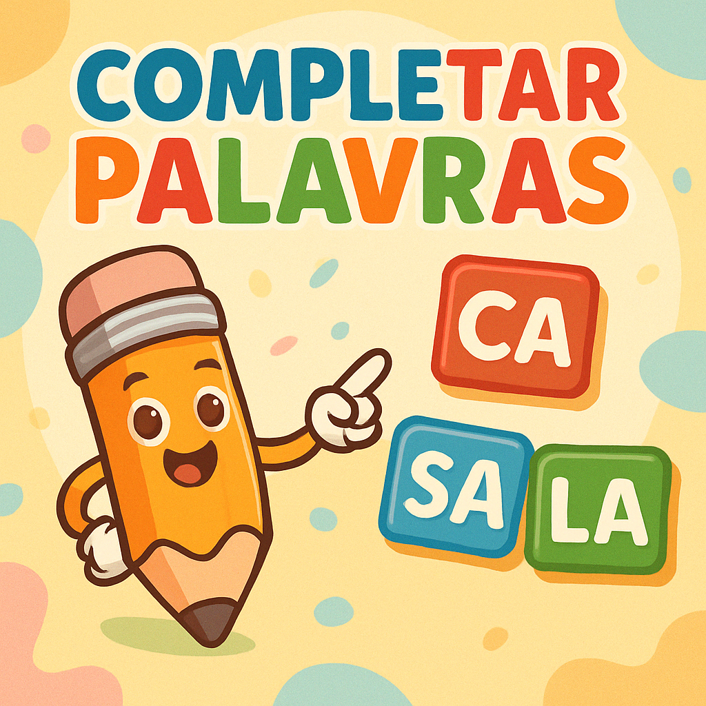 Complete as palavras